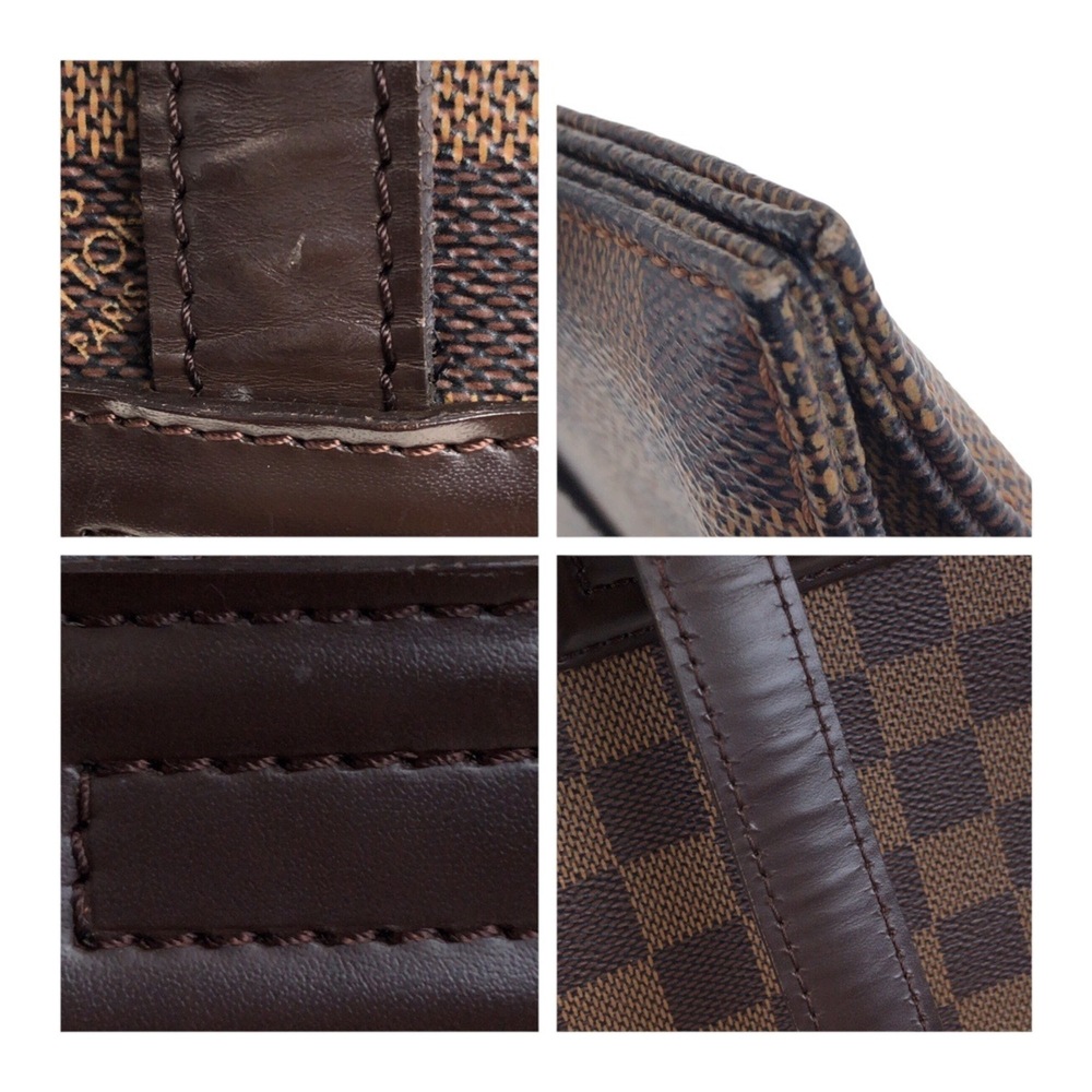 LOUIS VUITTON Authentic Brown Damier Leather Shoulder Bag - Picture 5 of 10